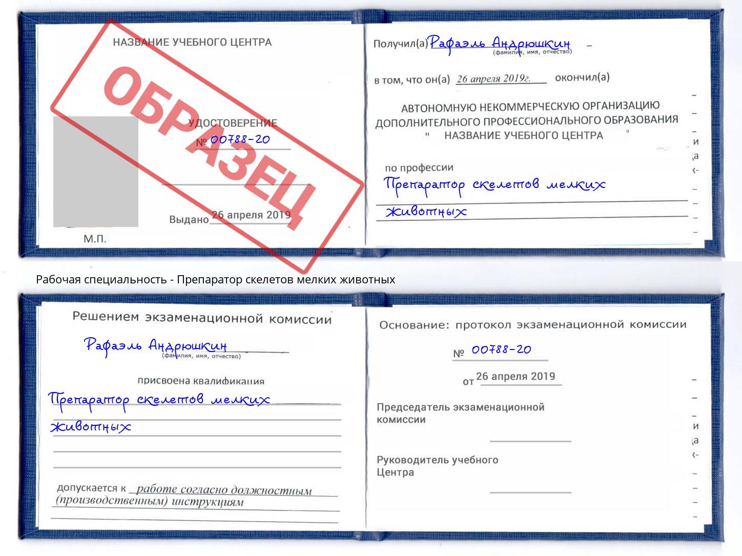 Препаратор скелетов мелких животных Азов